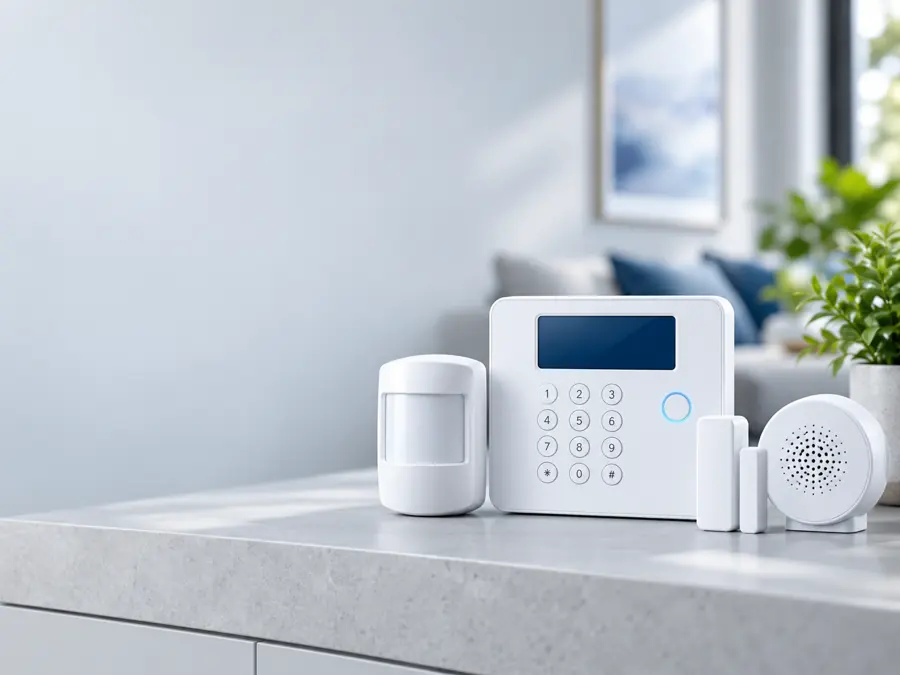 Home alarm system and sensors